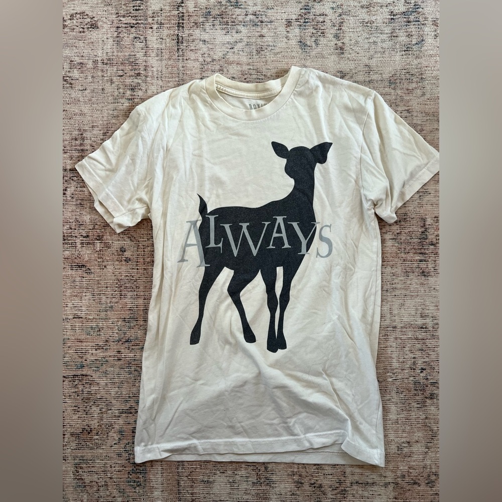 Harry Potter Always Cream Graphic Tee